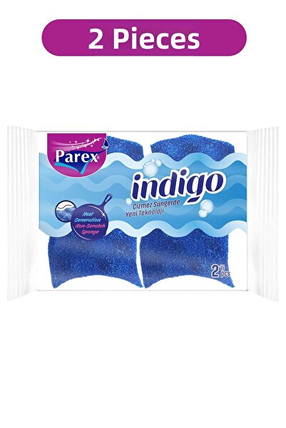 Parex عبوة إندجو المكونة من قطعتين من الإسفنج (إجمالي 4 قطع)