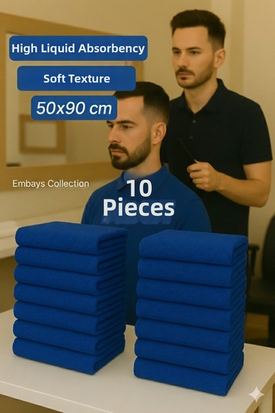 embays collection 50x90cm (10 броя) Памучна кърпа, кърпа за фризьор, кърпа за...