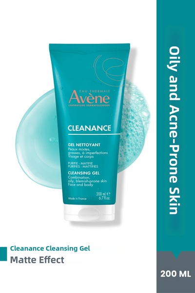 Avene Gel de curățare matifiant Cleanance pentru ten gras și predispus la acn...
