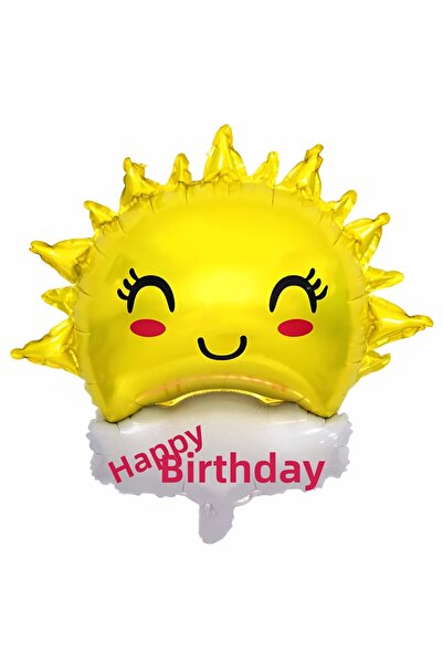 Party City Happy Birthday Sun Foil Balloon 34 Inches 75 cm – Large Size Birth...