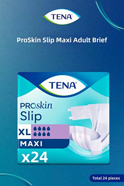 TENA حفاضات بروسكين سليب ماكسي للبالغين 8 قطرات مقاس XL - عبوة واحدة تحتوي عل...