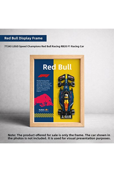 HOMEPACK Red Bull F1 Lego Exhibition Frame, Exhibition Board, Speed Champions...
