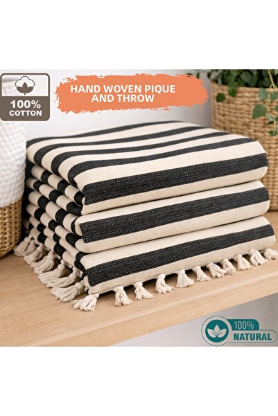 CESSTORE متجر سي إي إس، غطاء سرير مزدوج مصنوع يدويًا من القطن بنسبة 100%، نسي...