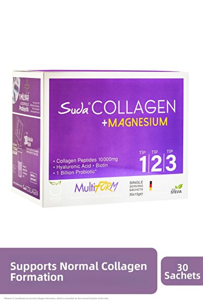 Suda Collagen Multiform Magnesium Orange 15Gx30 Sachets