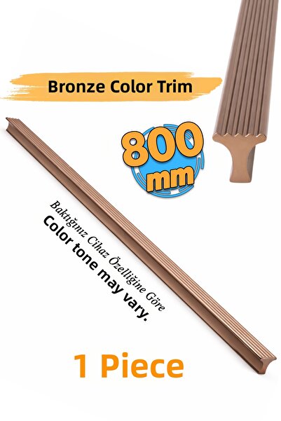 Badem10 Foça (1 τεμάχιο) Ριγέ Μπρούτζινη 800 mm 80 cm Λαβή Συρταριού Μοντέρνα...