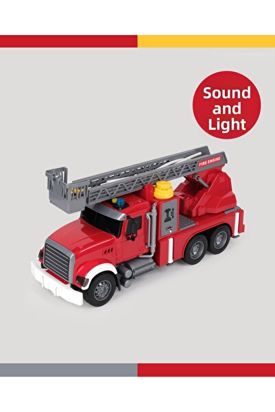 LETS BE CHILD Water-Spraying Fire Truck with Sound and Lights