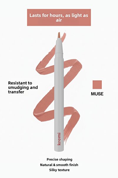 Kremi Permanent Lip Liner |   Long-Lasting |   No Transfer |   Natural and Li...