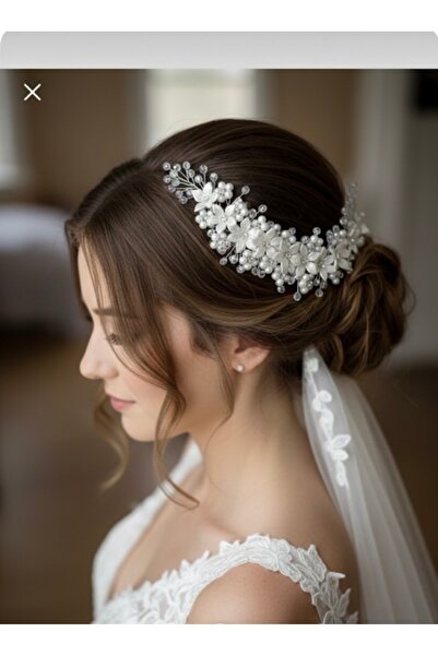 ASİMEL TASARIM Coroană de mireasă accesoriu pentru păr nuntă henna nuntă prom...