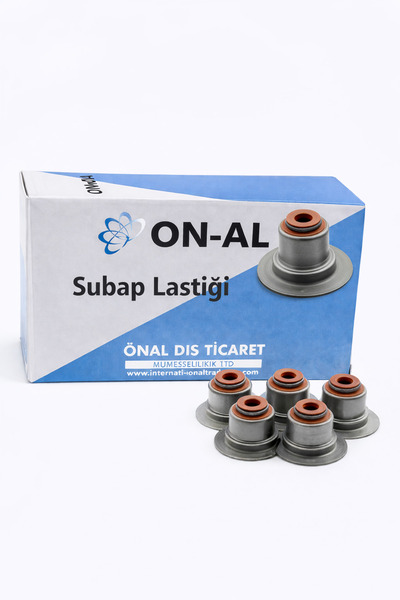 Subap Lastiği Sızdırmazlık Keçesi 16 ADET Fkm ON_S05 Kırmızı 5.5 x 11/28,1 x 16,4 - 46023004