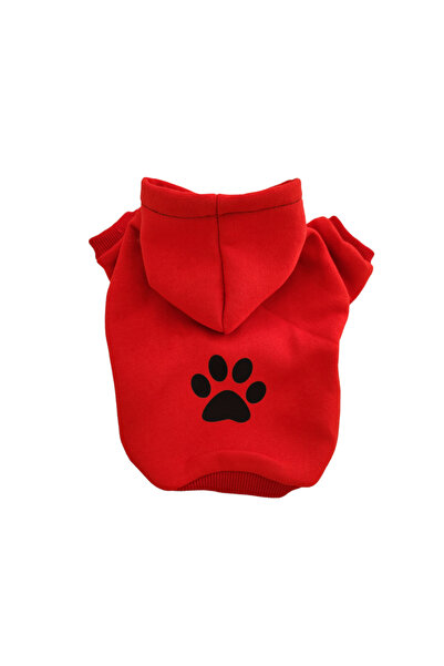 atelyu سويت شيرت بقلنسوة بنمط مخالب للقطط والكلاب