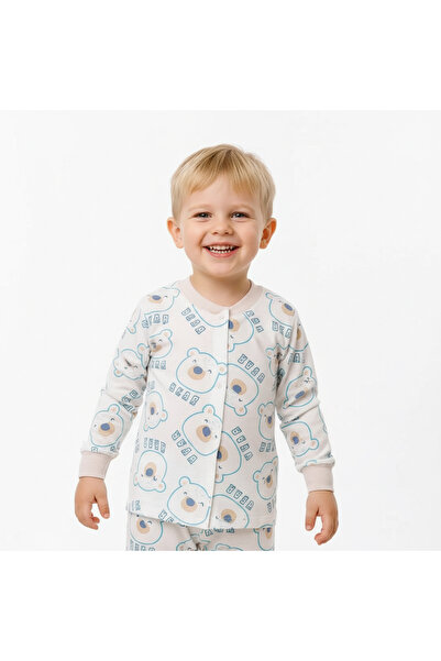 MİLAYS LİFE HOME COLLECTİON Boys' Character Printed 100% Cotton Colorful Paja...