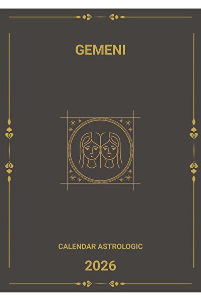 PRİNT Gemini Astrological Calendar 2026