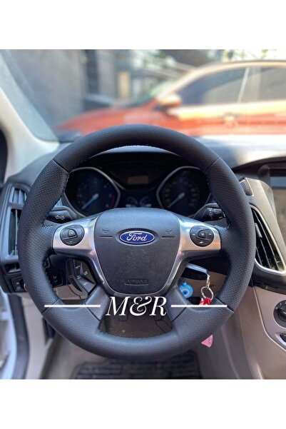 M&R OTO KILIF AKSESUAR Focus Araca Özel Kaplama Deri Direksiyon Kılıfı