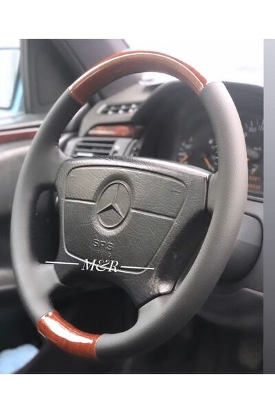 M&R OTO KILIF AKSESUAR Mercedes E200 1997 -1999 Model Kaplama Deri Direksiyon...