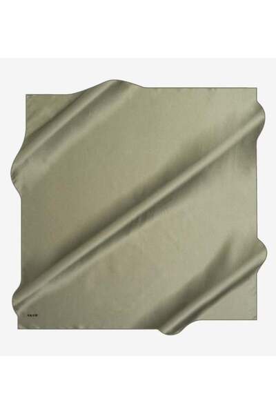 Aker Прямий шовковий шарф Твіл - Soft Çağla 957