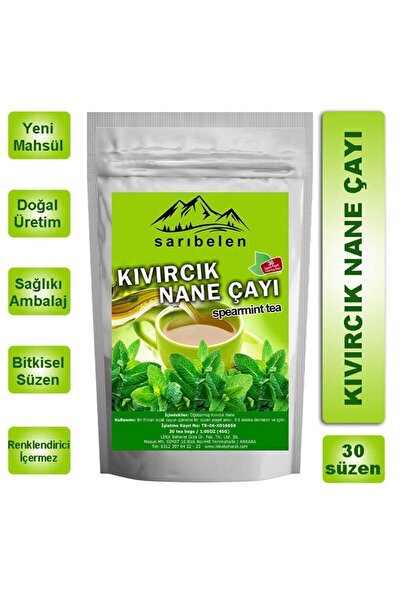 sarıbelen Kıvırcık Nane Çayı Spearmint Tea 45 G 30 Süzen Poşet