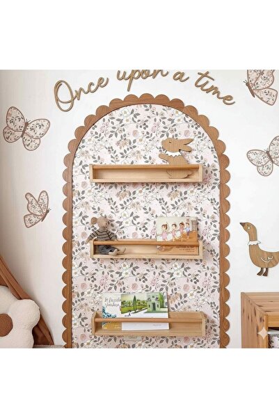 metadesign Ahşap dalga desenli meşe renk duvar dekorasyonu - çerçevesi ve Onc...