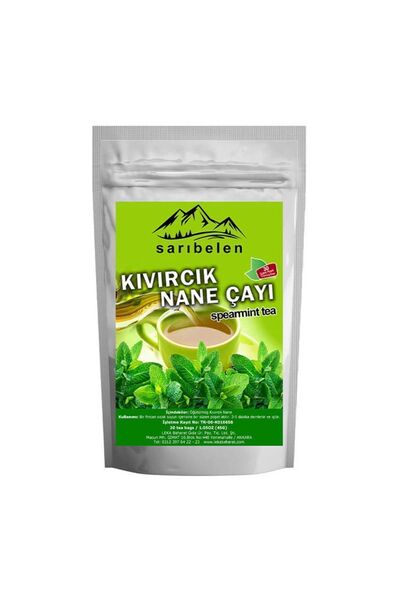 sarıbelen Kıvırcık Nane Çayı Spearmint Tea 45 G 30 Süzen Poşet
