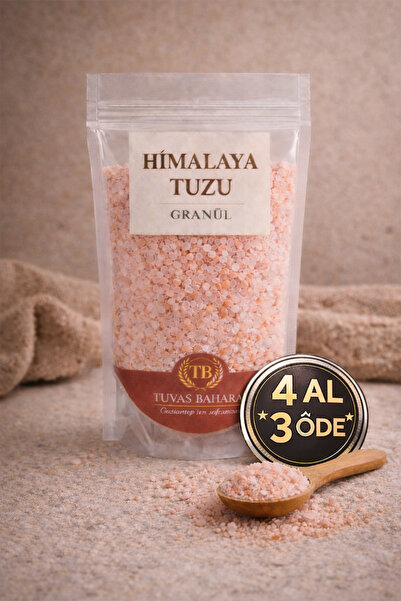 TUVAS BAHARAT Himalaya Tuzu Granül 500gr 100% Doğal | Katkısız, Saf