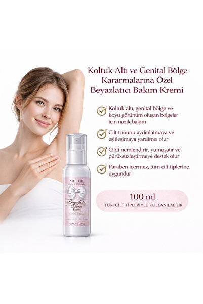Beyazlatıcı Krem Genital & Koltuk altı Kararma ve Leke Karşıtı