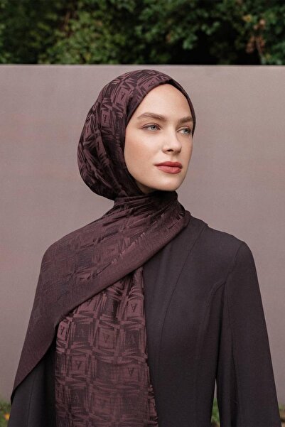 Armine Lyocell Şal - 6 - Acı Kahve 10