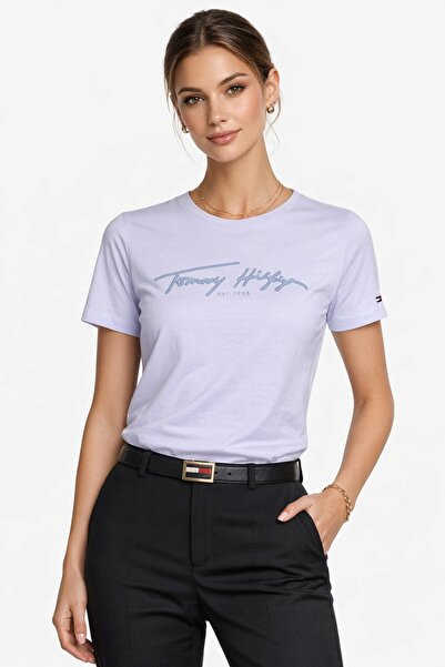 Tommy Hilfiger Regular Cut Graphic Tshirt with Signature Print Logo