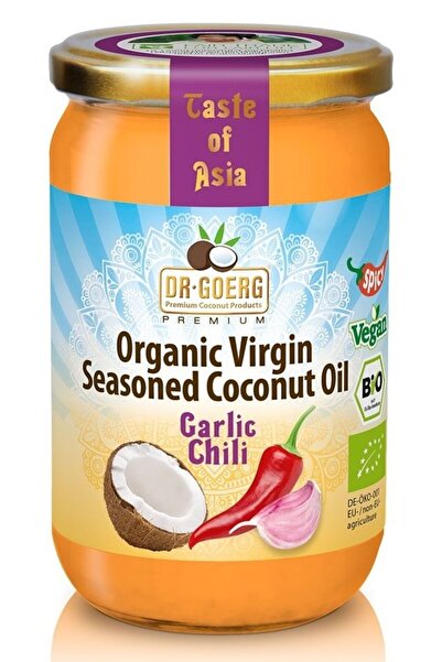 Dr. Goerg ulei de cocos condimentat cu usturoi și chili, 190 ml