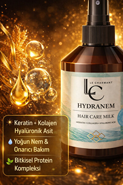 Le Charmant Yıpranmış Hasar Görmüş Saçlara Özel Yoğun Onarıcı Bakım Sütü 250 ml