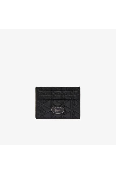 Lacoste Nomogramme Leather Card Holder - NH4397MR-000