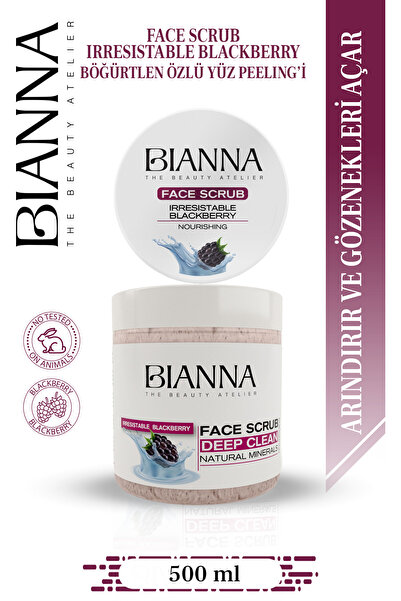 Bianna Yüz Peelingi Böğürtlen Özlü |Arındırıcı & Canlandırıcı Etki 500 ML