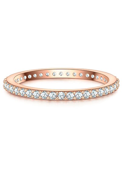 Glanzstücke München Silberring Ring Sterling Silber roségold Zirkonia weiß