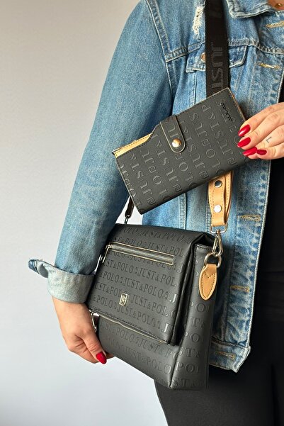 Just Polo Kalın Kolon Askılı Kadın Postacı Çantası Çapraz Çanta 4032-po