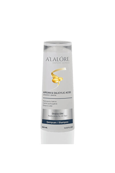 ALALORE Expert Argan & Salıcylıc Asit Yıpranmış Saçlar İçin Onarıcı Bakım Şam...