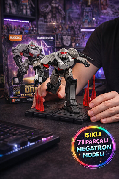 TOYFEST Blokees Transformers Classic Class 12 Megatron Işıklı Hareketli Lisan...