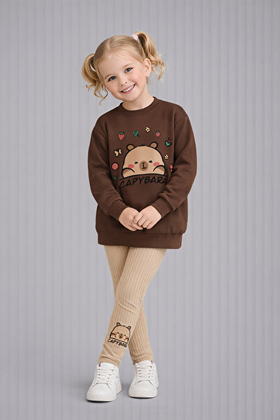 Beray Bebe de tranziție Set de 2 piese pentru fetiță: Sweat cu 2 fire cu mode...