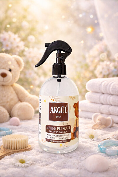 Akgül Bebek Pudrası Oda ve Çamaşır Parfümü 500 ml