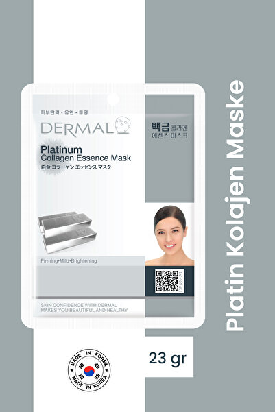 Dermal Sıkılaştırıcı, Aydınlatıcı, Yumuşatıcı Platinum Kollajen Maske 23 Gr