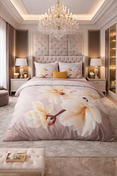 Sleeptime Bed linen, Essentials Isaline Multi, for 2 people, Microfiber, Mult...