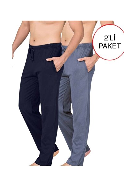 ByDon Pantaloni pentru bărbați cu buzunare duble la partea inferioară și tali...