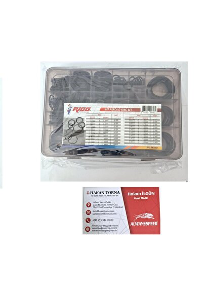 Rico 447 Parça O-ring Seti Yağ Ve Yakıt Conta Seti