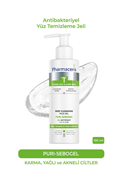 Pharmaceris Puri-Sebogel | Yüz Temizleme Jeli (190 ml)