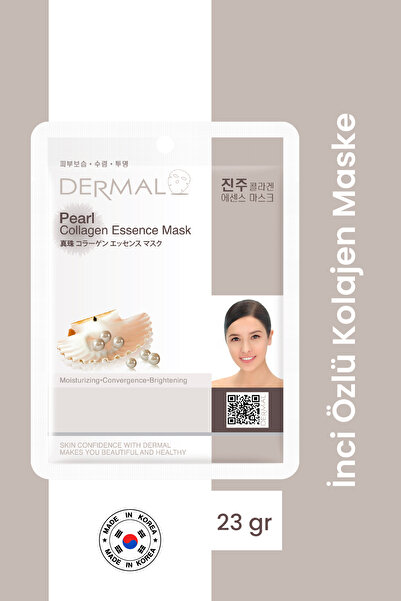 Dermal Aydınlatıcı, Nemlendirici İnci Özlü Kolajen Maske Gece Maske 23 GR