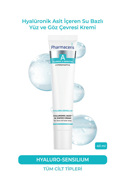 Pharmaceris Hyaluro Sensilium | Hyalüronik Asit İçeren Su Bazlı Yüz ve Göz Çe...