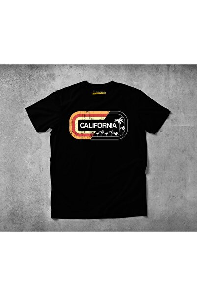 Freeyez California Unisex Pamuklu Penye T-shirt