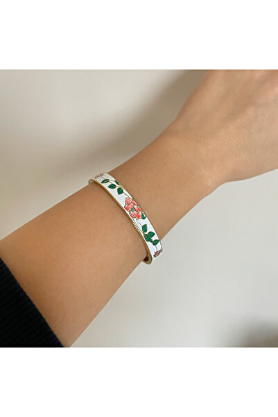 nerora Premium Tarnish-Resistant Enamel Cuff Bracelet