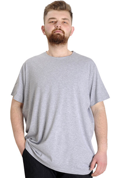 ModeXL تي شيرت Mode Xl مقاس كبير قماش قابل للتمدد برقبة دائرية 20149 Grimelange