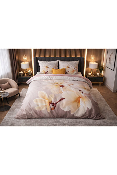Sleeptime Essentials Lenjerie de pat dublu microfibra, 3 piese, 200x200/220 cm – Isaline Multi