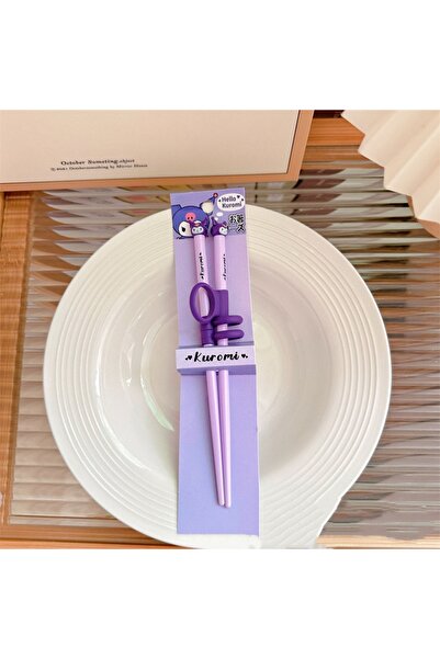 Choice 3 عيدان طعام تعليمية من هيلو كيتي، سانريو ميلودي كورومي، قطار كرتوني، ...