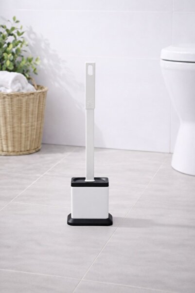 Sas Haus Silicone Toilet Brush Practical Silicone Wc Toilet Bowl Brush Square...