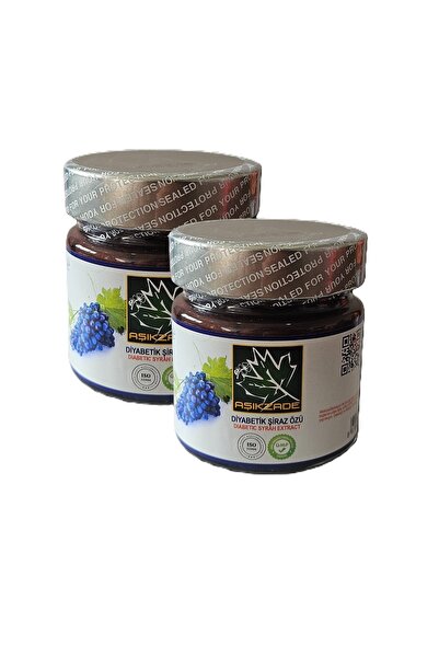 Aşıkzade 2'li Set Diyabetik Şiraz Özü 255ml 265g